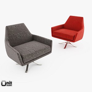 Lucas Swivel Base Chair by West Elm