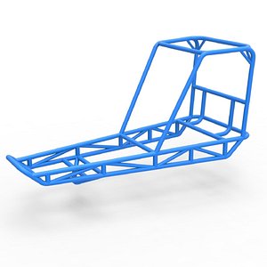 Diecast frame for old school water pumper Sand buggy Scale 1 to 25 3D model