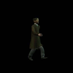 3d model people previz animation