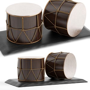 3D azerbaijan national musical instrument