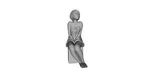 3D girl model