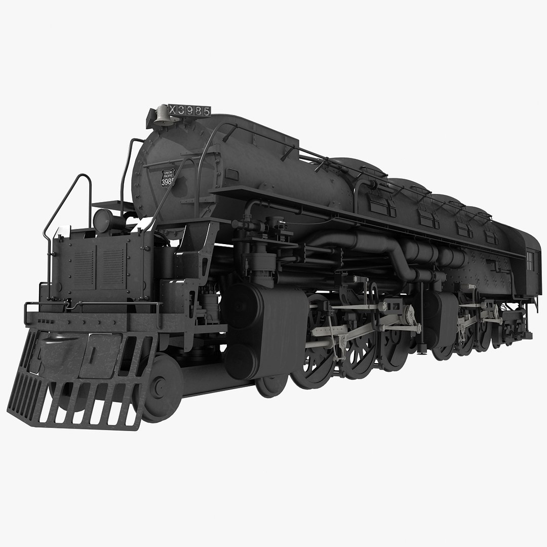 3d 3985 Challenger Locomotive Model 3d 3985 Challenger Locomotive Model