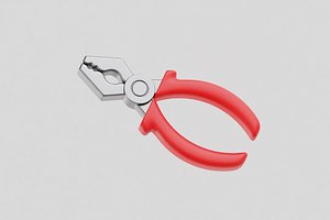 Pliers cartoon 3D model