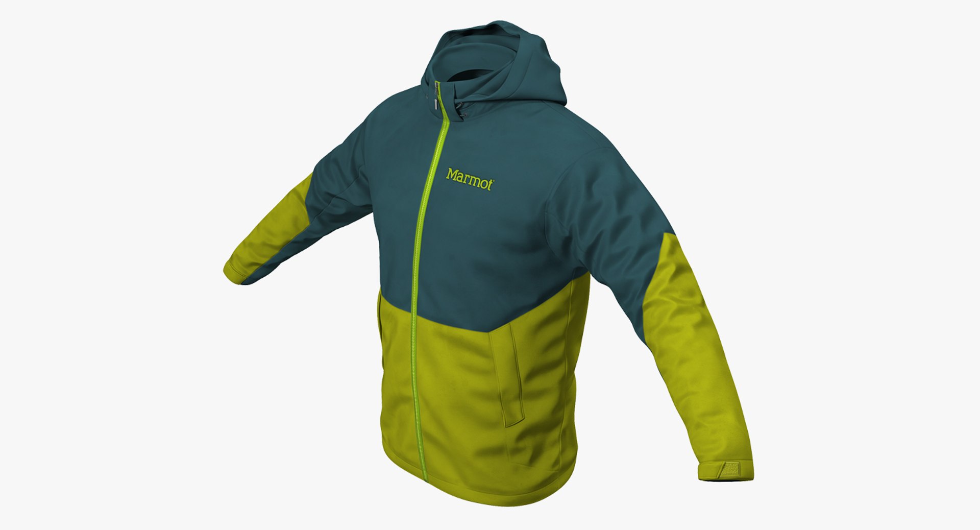 Winter Sport Jacket 3D model preview