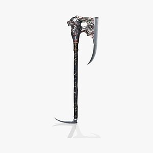3D Fantasy  Weapon Bardiche 01