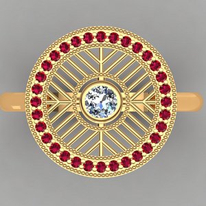 3d designer ring