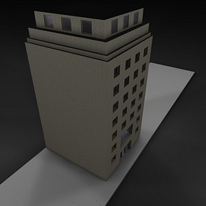 3d building city model