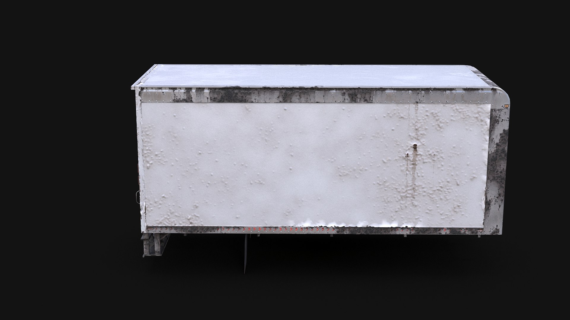 Rusted US Box Truck Body 3D - TurboSquid 2040372