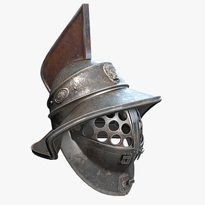 gladiator helmet 3d obj