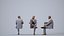 Basics0364 - A set containing 5 models of male and female adults sitting in business attire in offic