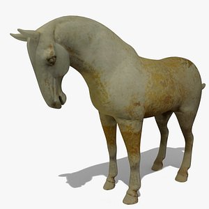 3D horse statuette