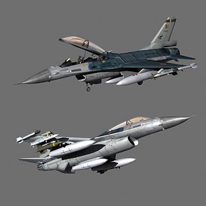 3D model F-16 A MLU Belgium