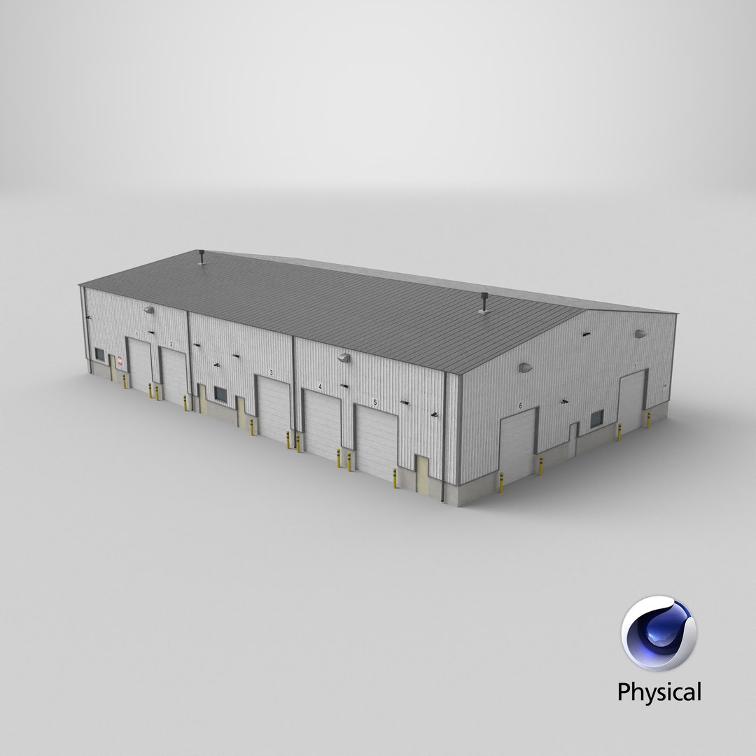 Industrial Building 5 3D Model - TurboSquid 2422812