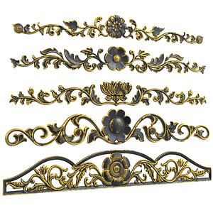 3D 5 Low-Poly Ornament Vol 07-1