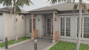 3D model north american house