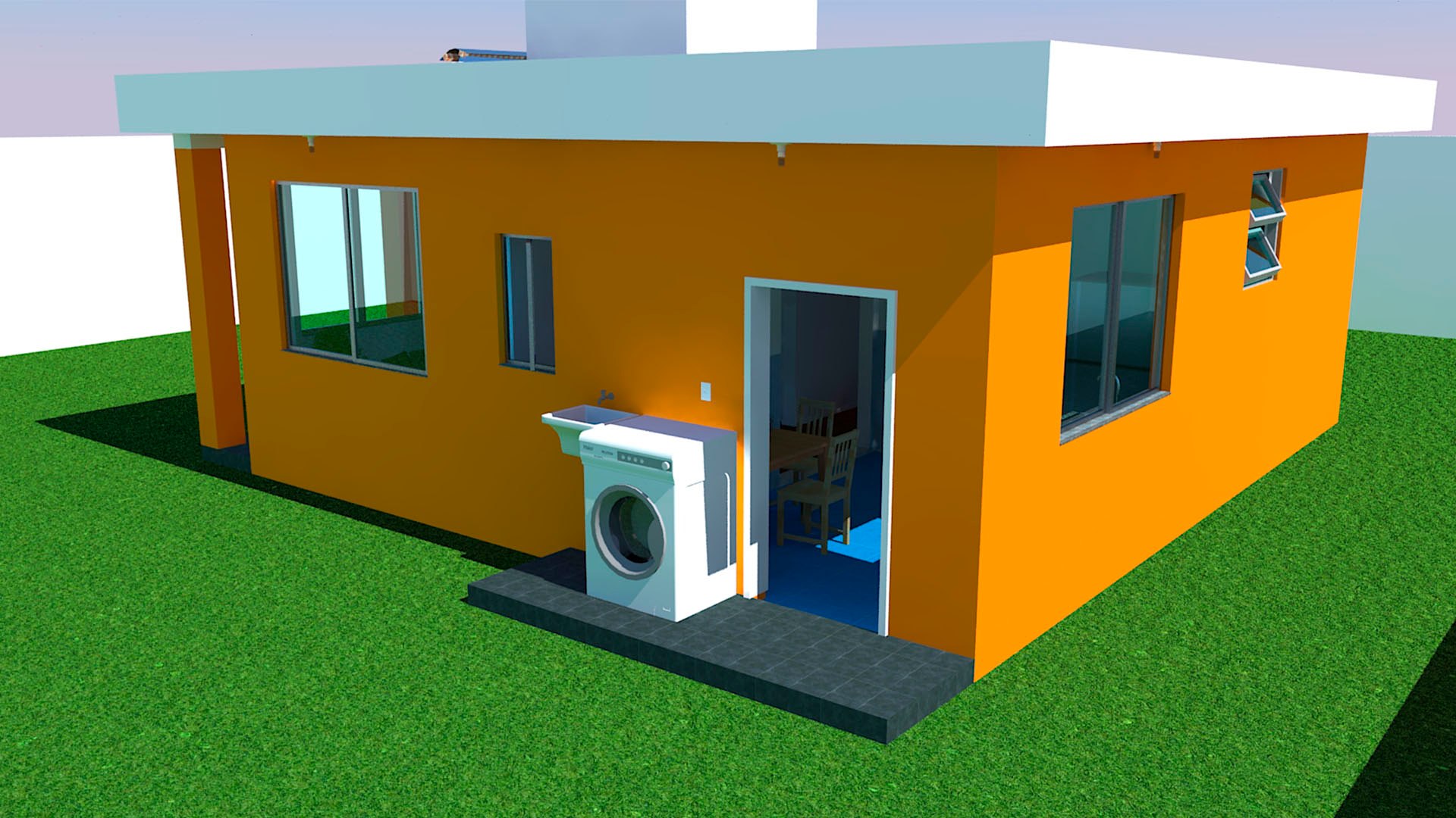 3D Casa simples - Simple house model - TurboSquid 1868380