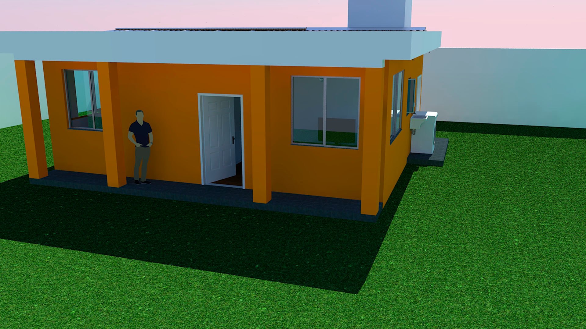 3D Casa simples - Simple house model - TurboSquid 1868380