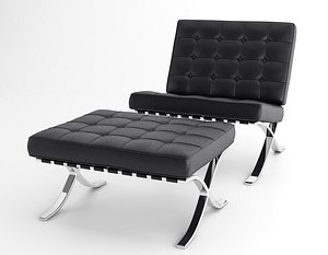 3D barcelona armchair