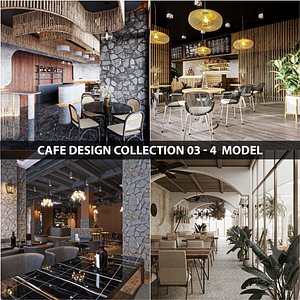 3D Cafe Design Collection 03 for Cinema 4D