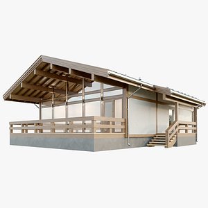 Modern Fachwerk House 2 3D model