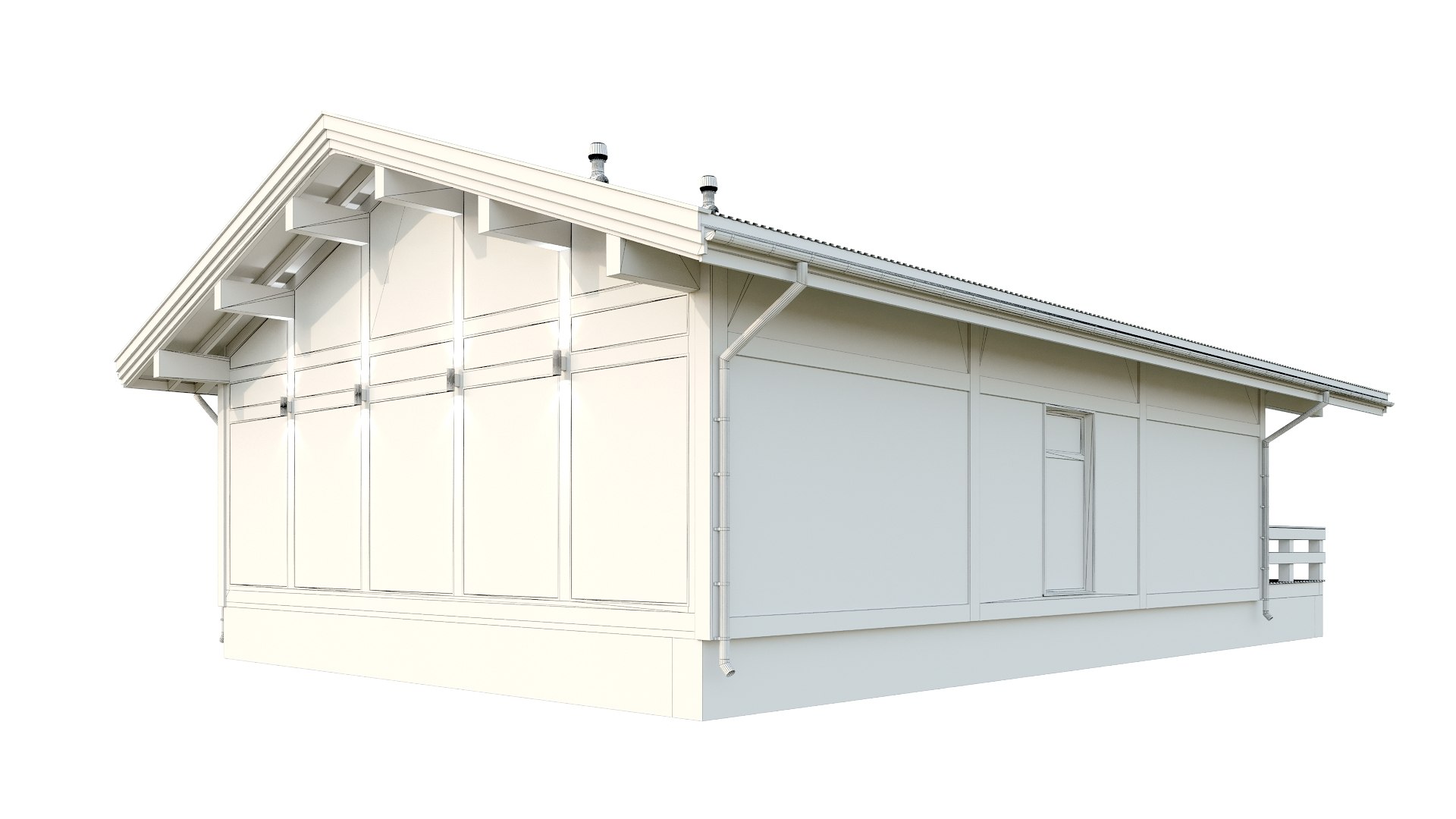 Modern Fachwerk House 2 3D Model - TurboSquid 1891168