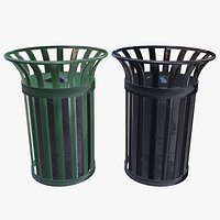 Public Trash Can