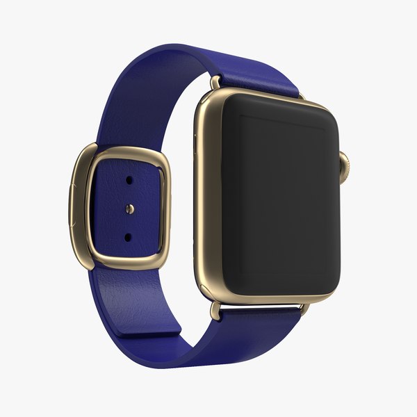 3d model apple watch 38mm gold