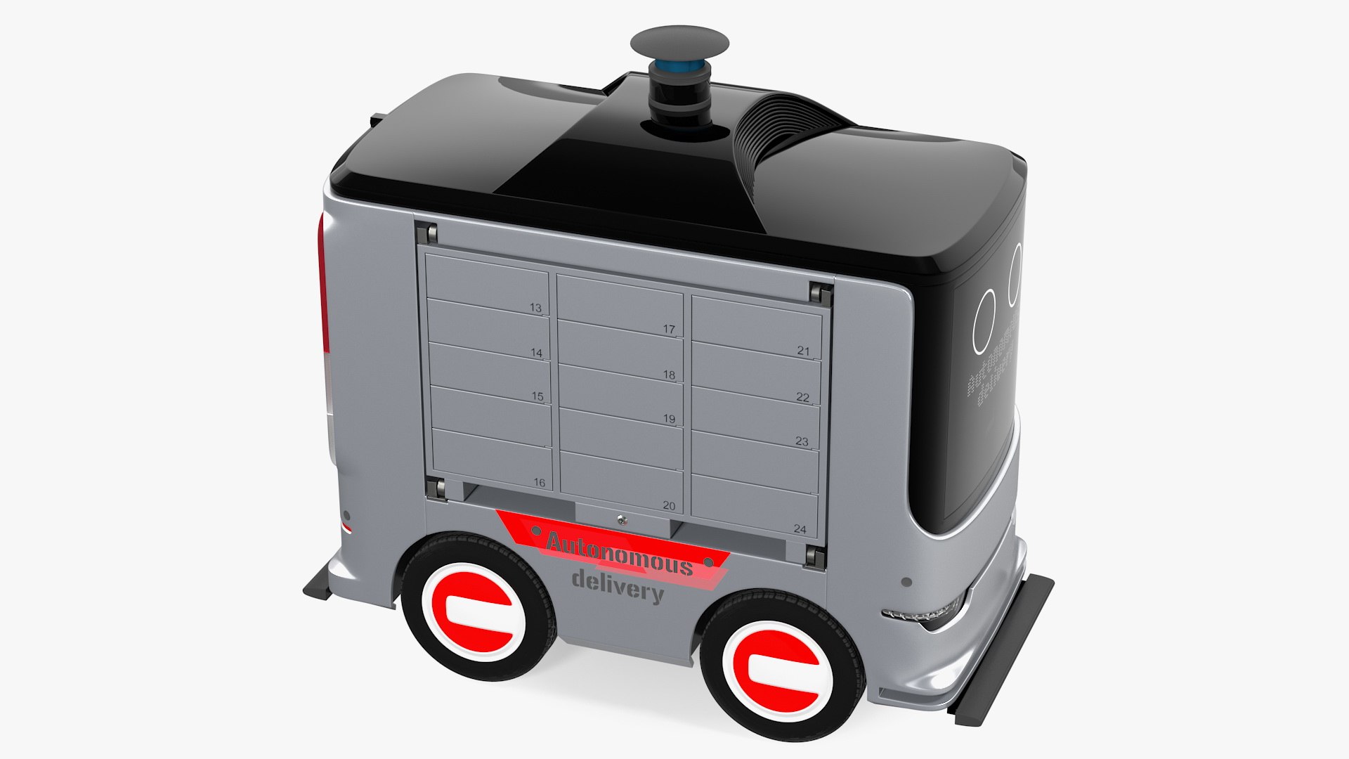 3D autonomous delivery service robot model https://p.turbosquid.com/ts-thumb/3L/1khf1Y/1kUR17rD/autonomousdeliveryservicerobotrigged3dmodel011/jpg/1601912310/1920x1080/fit_q87/b08f3da2cd55fcddd18be481969f7be8a248c36a/autonomousdeliveryservicerobotrigged3dmodel011.jpg