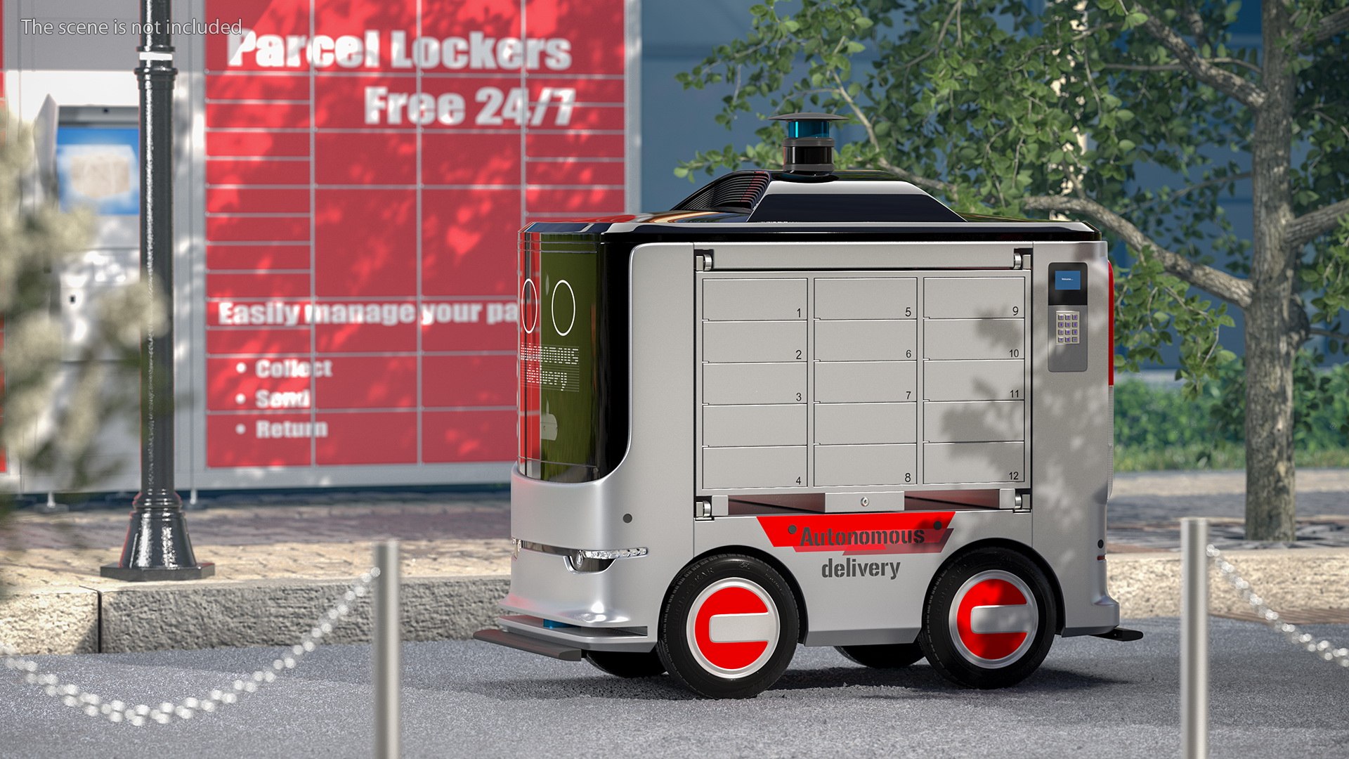 3D autonomous delivery service robot model https://p.turbosquid.com/ts-thumb/3L/1khf1Y/fQENvNFn/autonomousdeliveryservicerobotrigged3dmodel002/jpg/1601912213/1920x1080/fit_q87/cab5abe6b11b5e4e43d9cbc18a1c2201f8e0effb/autonomousdeliveryservicerobotrigged3dmodel002.jpg