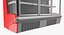 3D multideck display fridge model