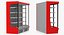 3D multideck display fridge model