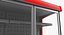 3D multideck display fridge model