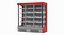 3D multideck display fridge model
