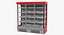 3D multideck display fridge model