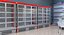 3D multideck display fridge model