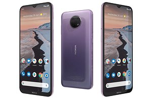 3D Nokia G10 Dusk Low Poly model