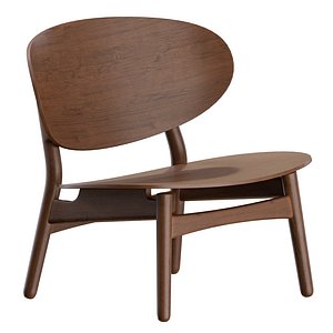 3D Shell lounge chair FH 1936 by Hans J Wegner