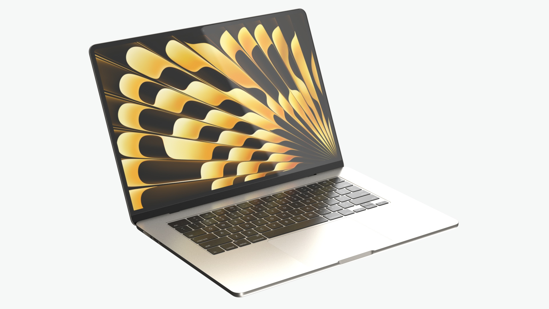 Apple MacBook Air M4 Starlight 3D Model - TurboSquid 2374498