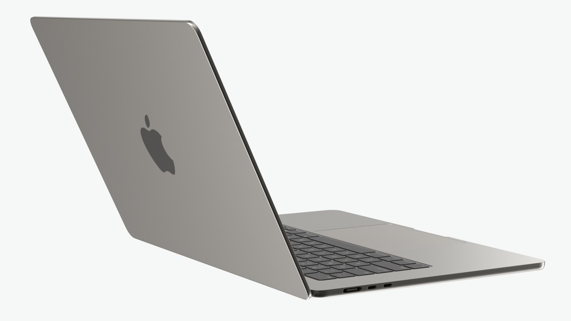 Apple MacBook Air M4 Starlight 3D Model - TurboSquid 2374498