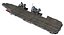 HMS Queen Elizabeth Aircraft Carrier 3D Model