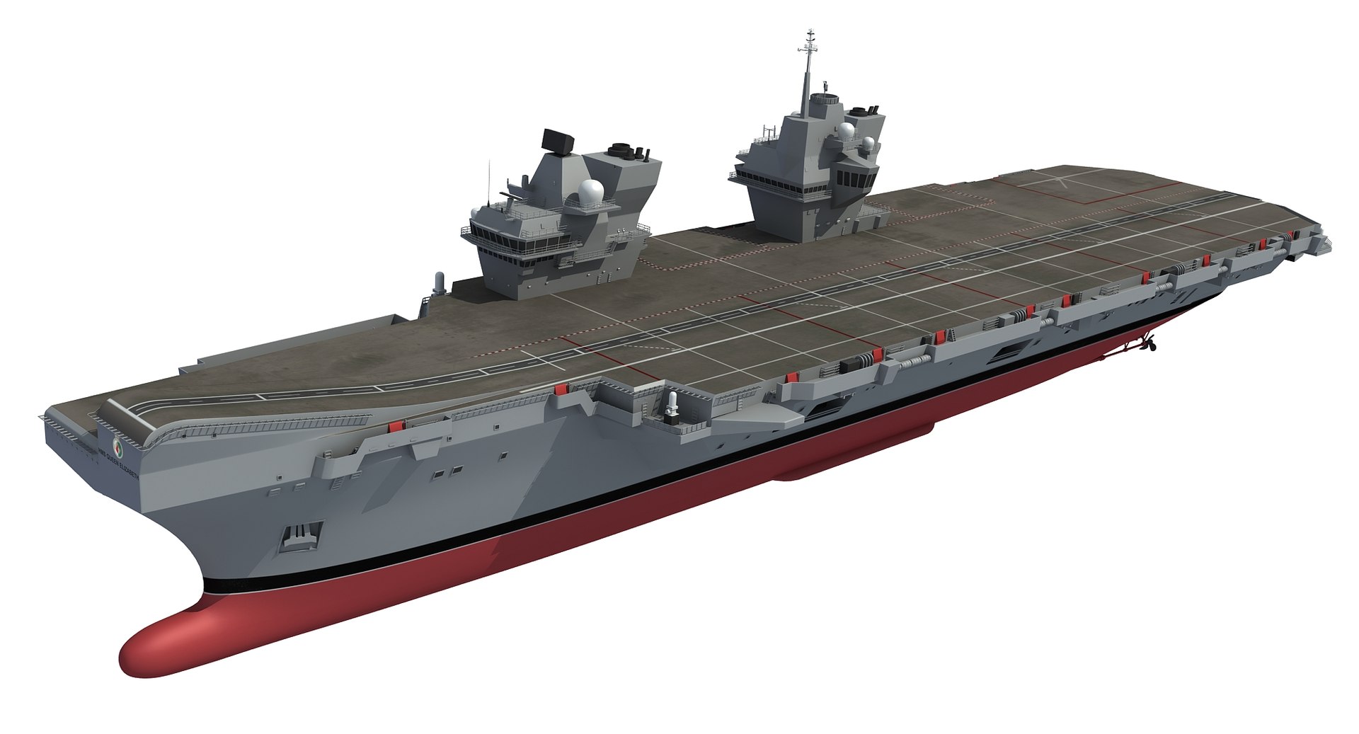 3d Hms Queen Elizabeth Aircraft Carrier