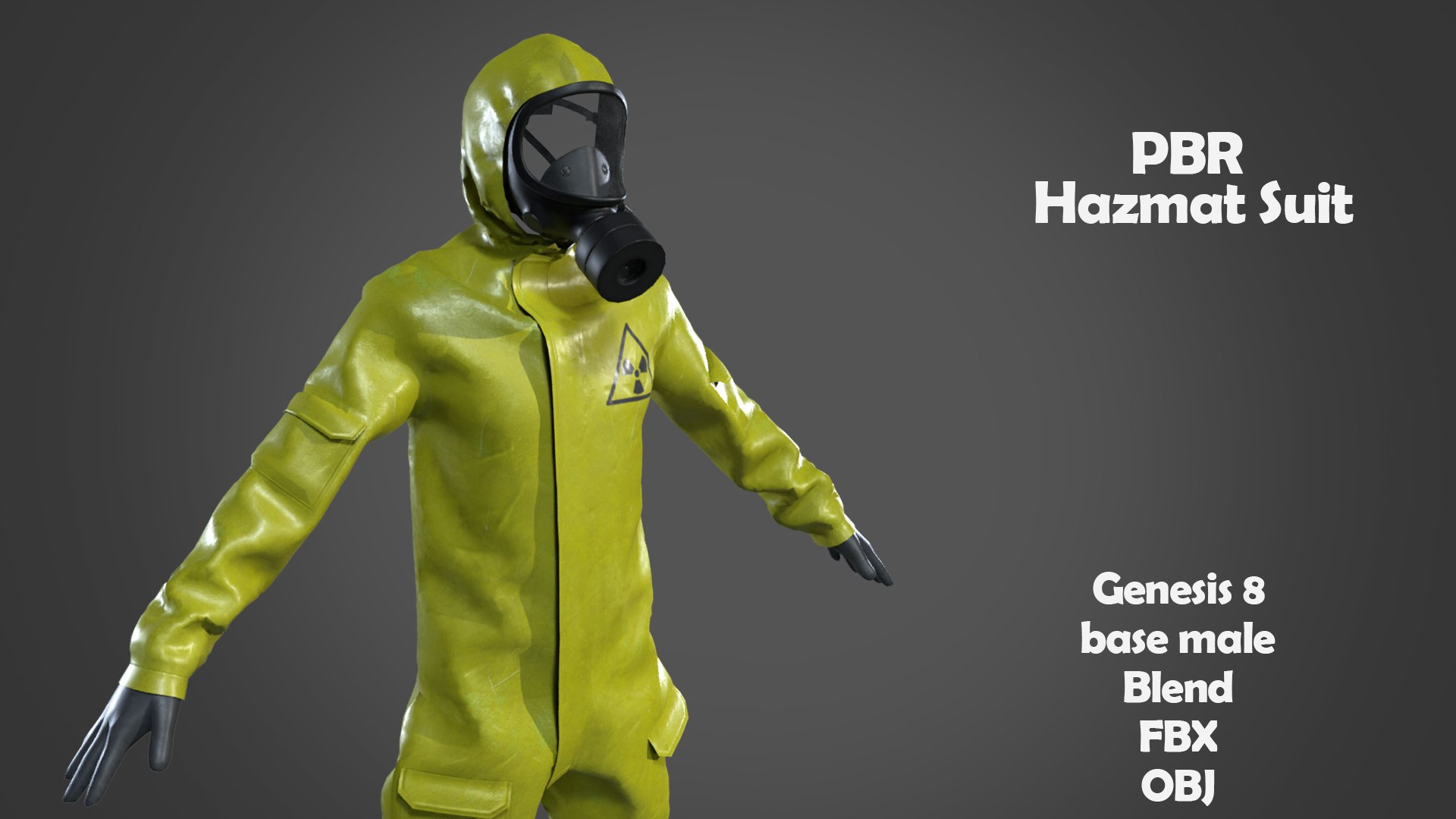 3D Hazmat Suit - TurboSquid 2076065