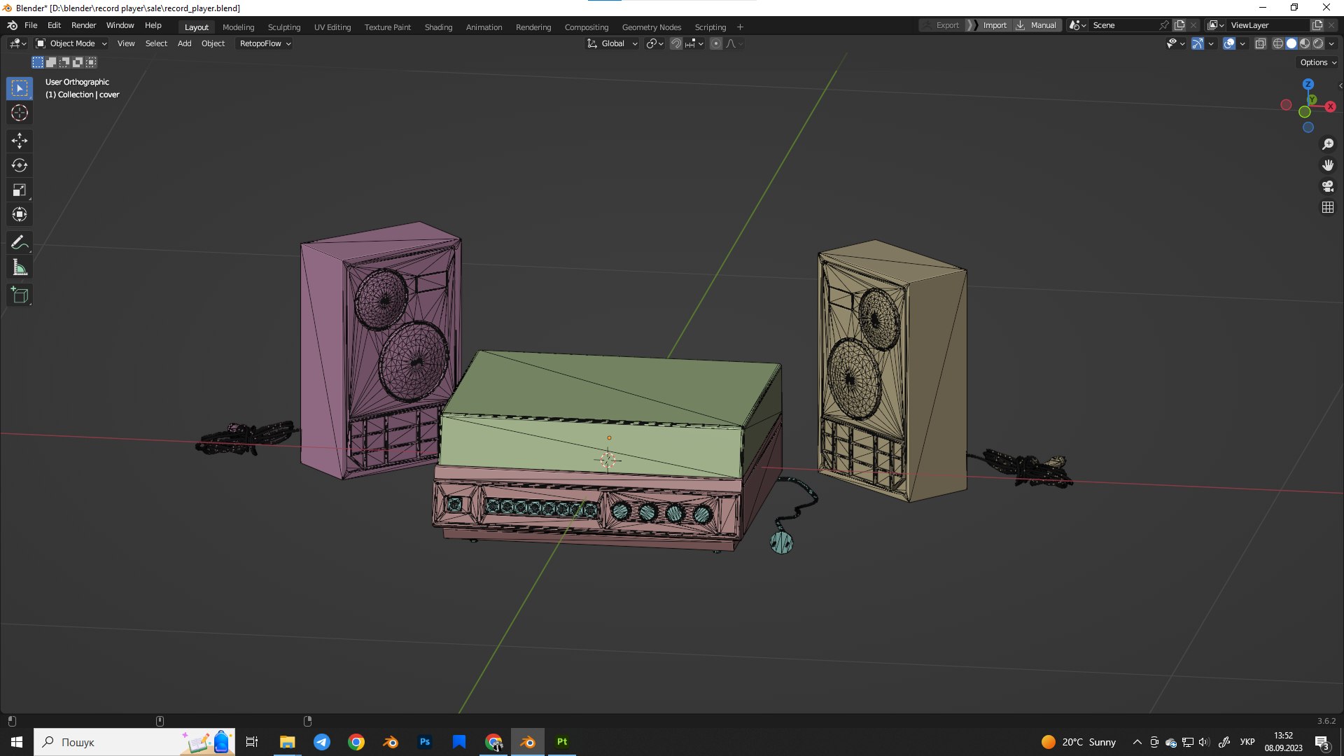 3D Record player https://p.turbosquid.com/ts-thumb/3L/RGScFM/7e/wer/png/1694342781/1920x1080/fit_q87/ec79e7fe9edf1acce3786c786d5a044862cb9e88/wer.jpg