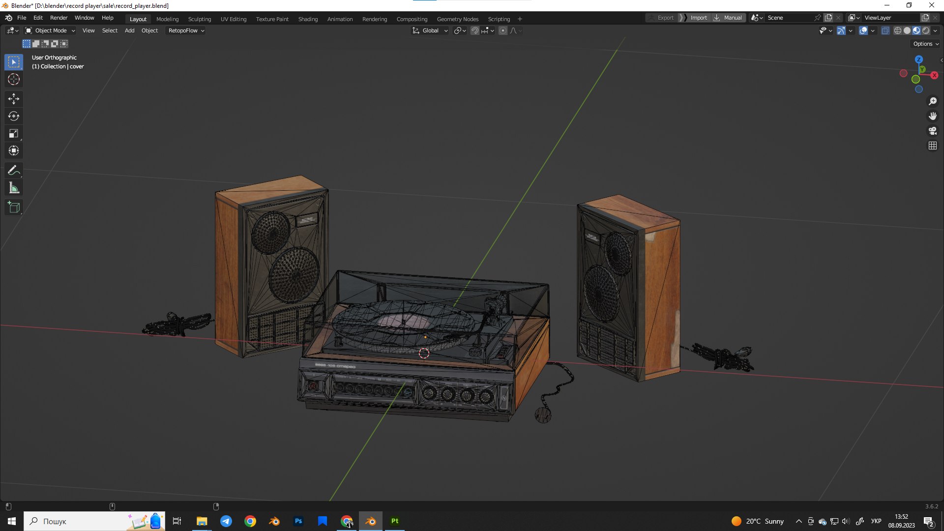 3D Record player https://p.turbosquid.com/ts-thumb/3L/RGScFM/ju/faf/png/1694342777/1920x1080/fit_q87/aedc79b800f805130cc5b67b7aec3a5cf3253f57/faf.jpg