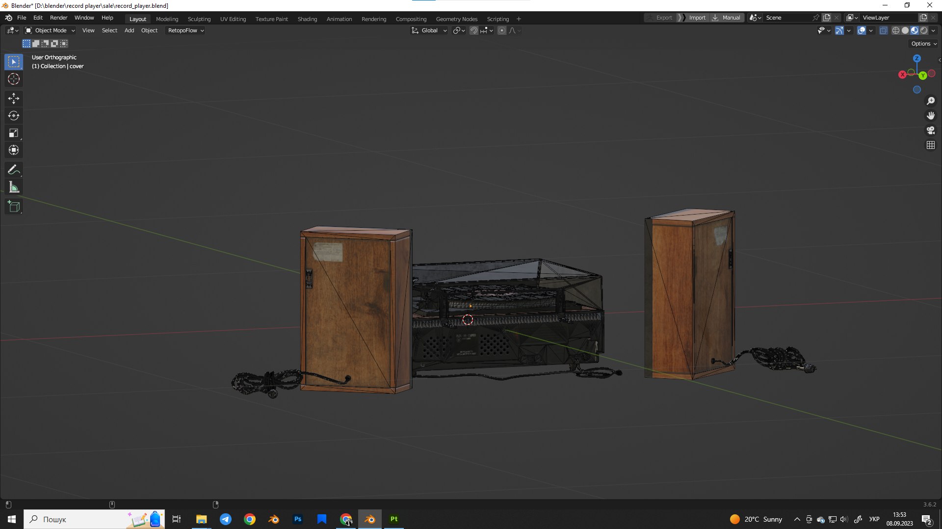 3D Record player https://p.turbosquid.com/ts-thumb/3L/RGScFM/mL/hhh/png/1694342780/1920x1080/fit_q87/6ca6f243ef707b95246bf3f04f0e80cacd031d32/hhh.jpg