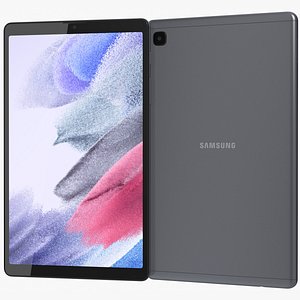 3D model Samsung Galaxy Tab A7 Lite Gray