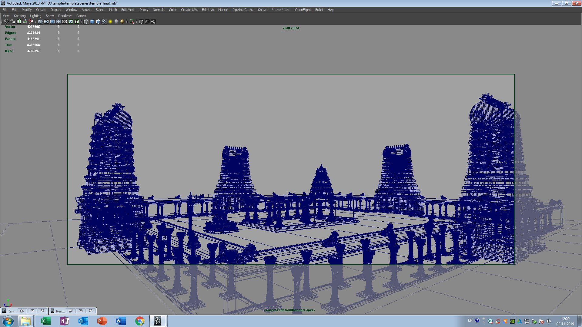 3D Model Indhu Temple - TurboSquid 1467329