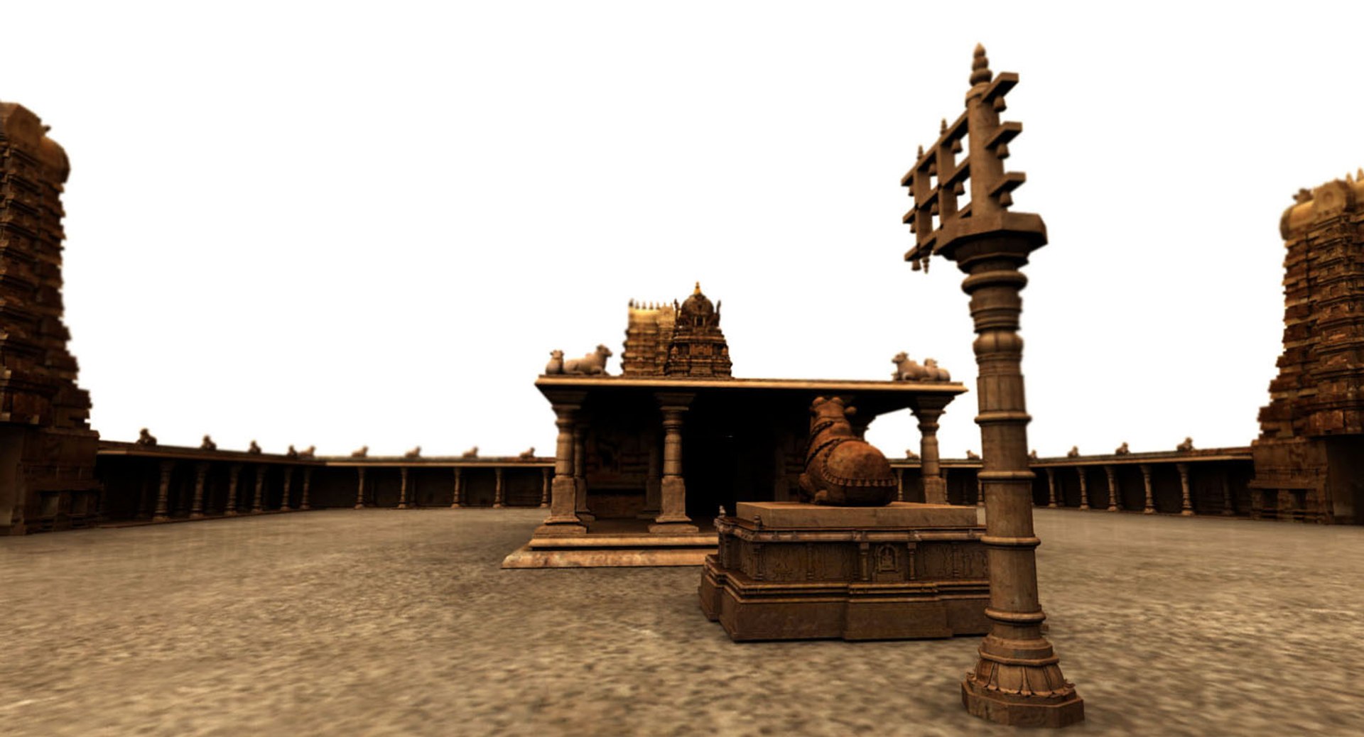 3D Model Indhu Temple - TurboSquid 1467329