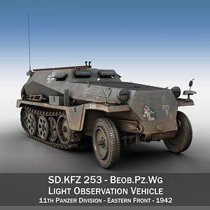 3D sd kfz 253 - model
