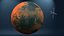 Mars Satellite Orbiting Red Planet